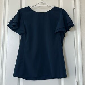 Banana Republic Layered Relaxed Fit Bell Sleeve Blouse